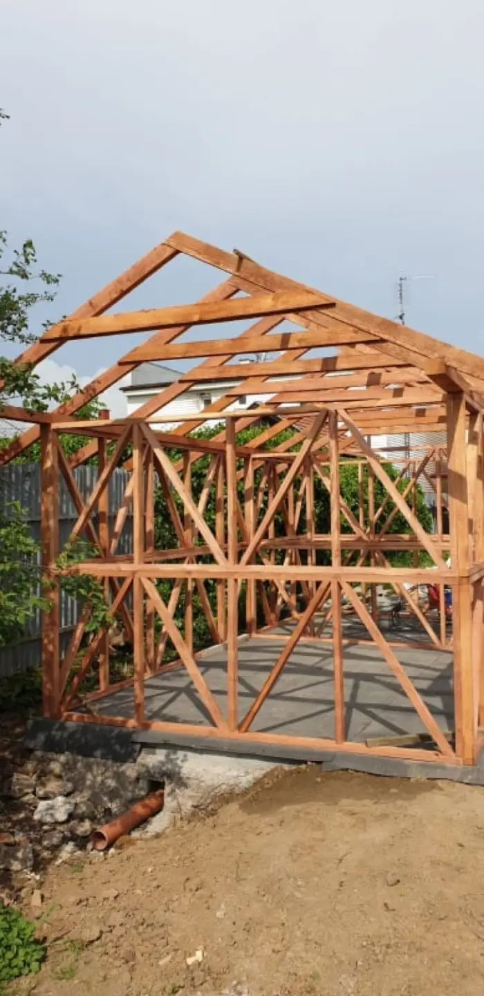 Záhradný domček 600 × 312 — fotografia 6