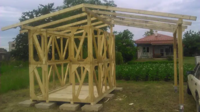 Domček s altánkom 600 × 320 — realizácia RK-WOOD
