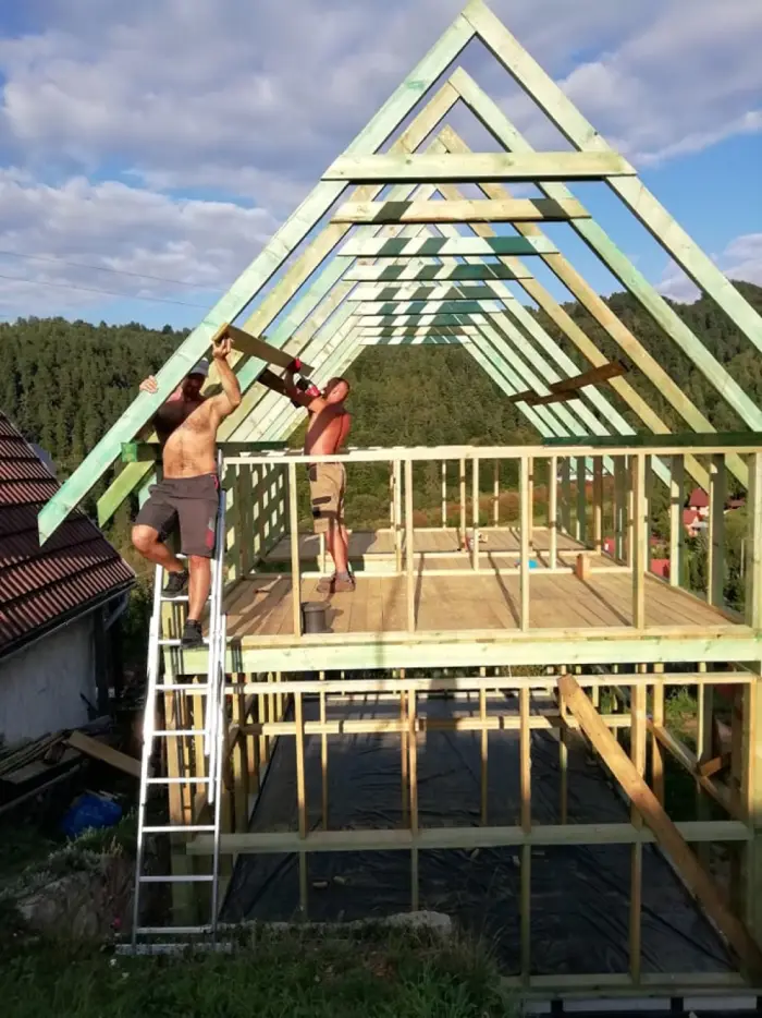 Konštrukcia 600 × 400 dvojpodlažná — fotografia 14